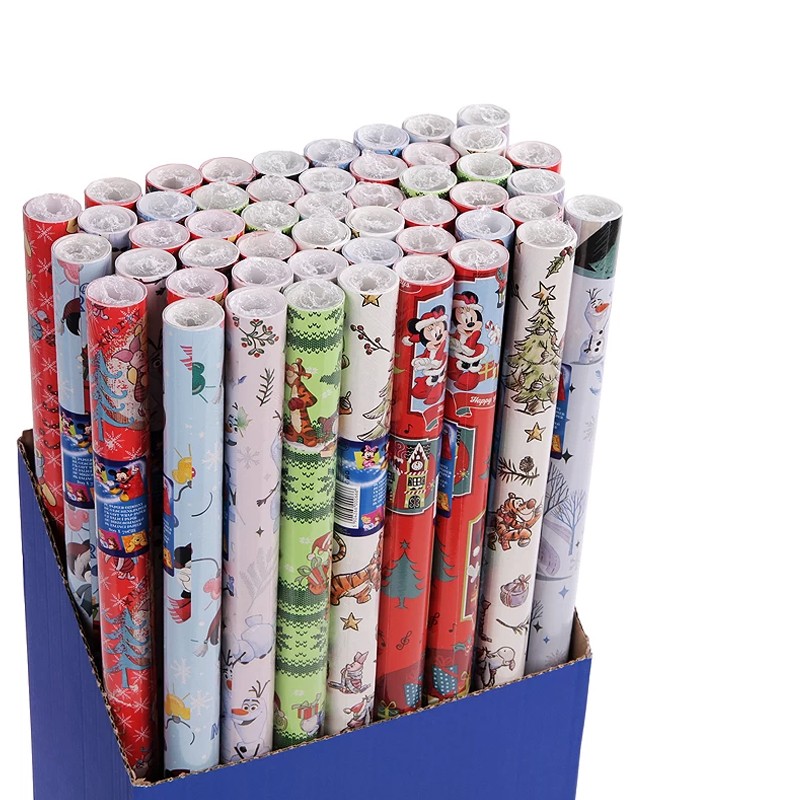 Rola hartie de ambalat cadouri, 70 x 200 cm, diverse modele Disney - imagine 4